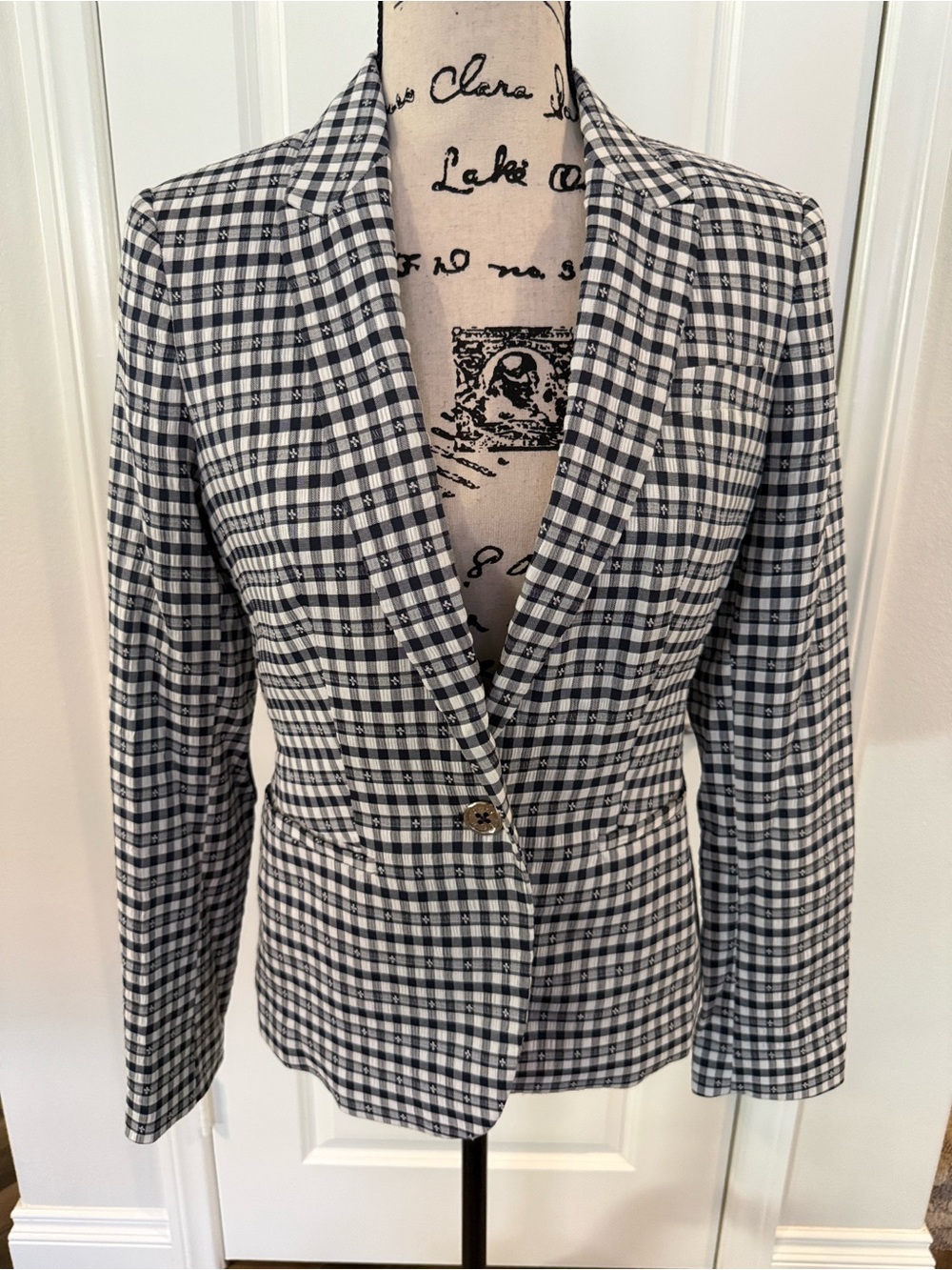 Tommy Hilfiger Gingham Patch Elbow Jacket